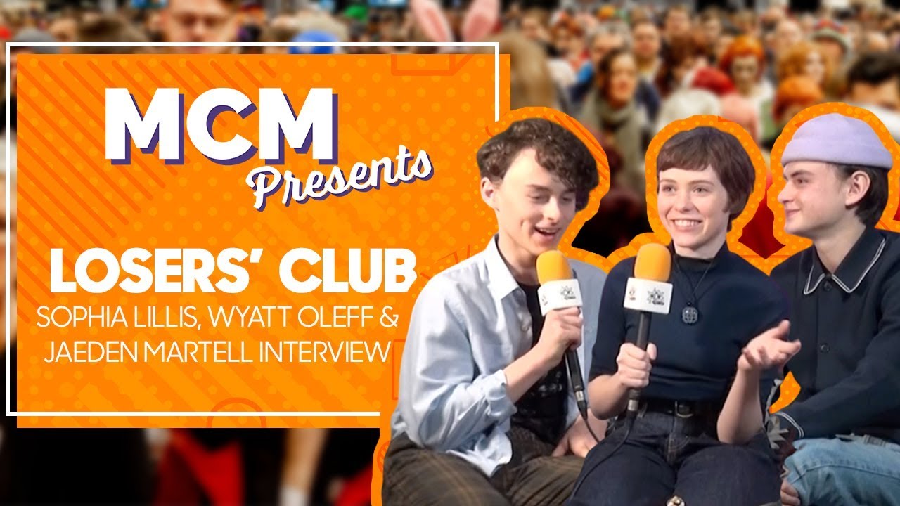 Losers Club: Sophia Lillis, Wyatt Oleff and Jaeden Martell It Interview | MCM Presents