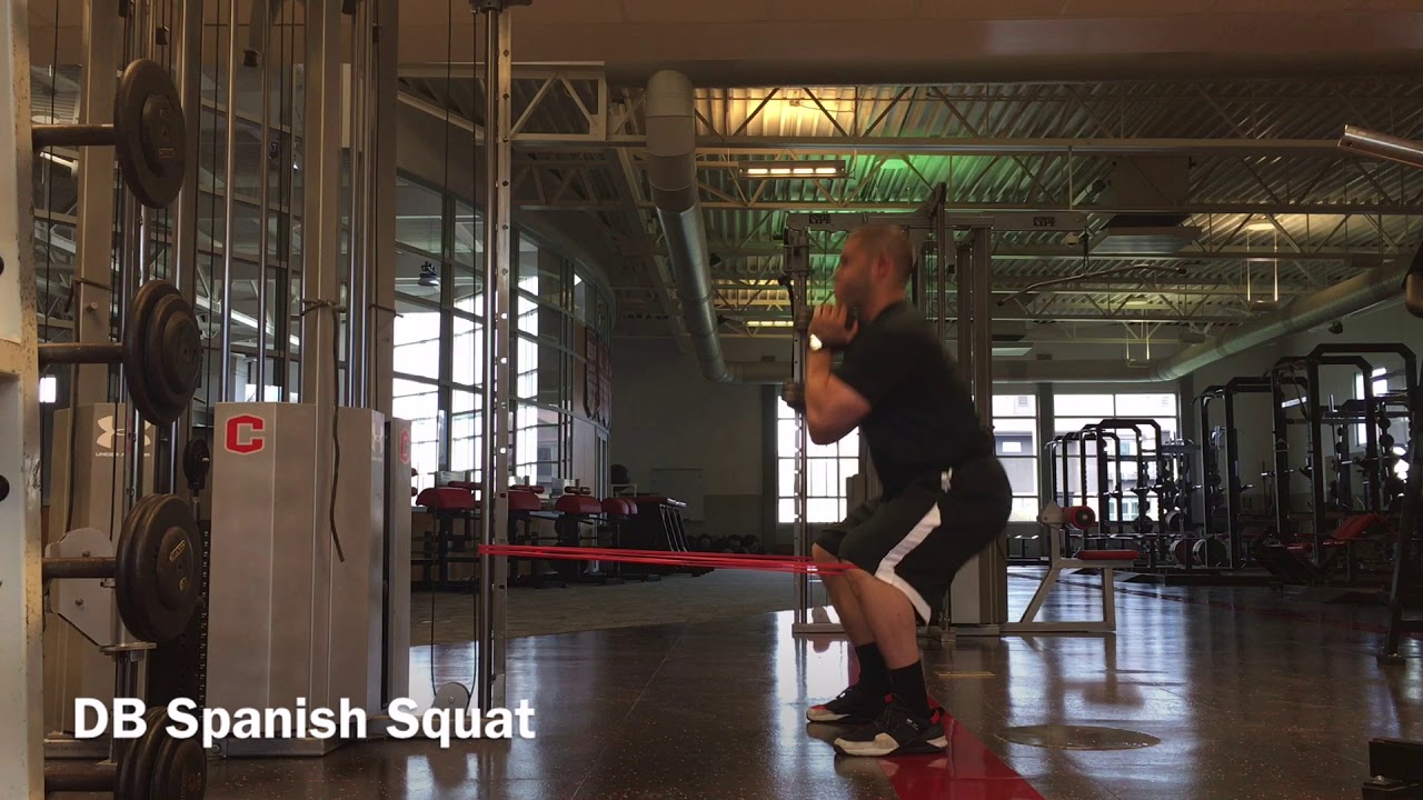 DB Spanish Squat