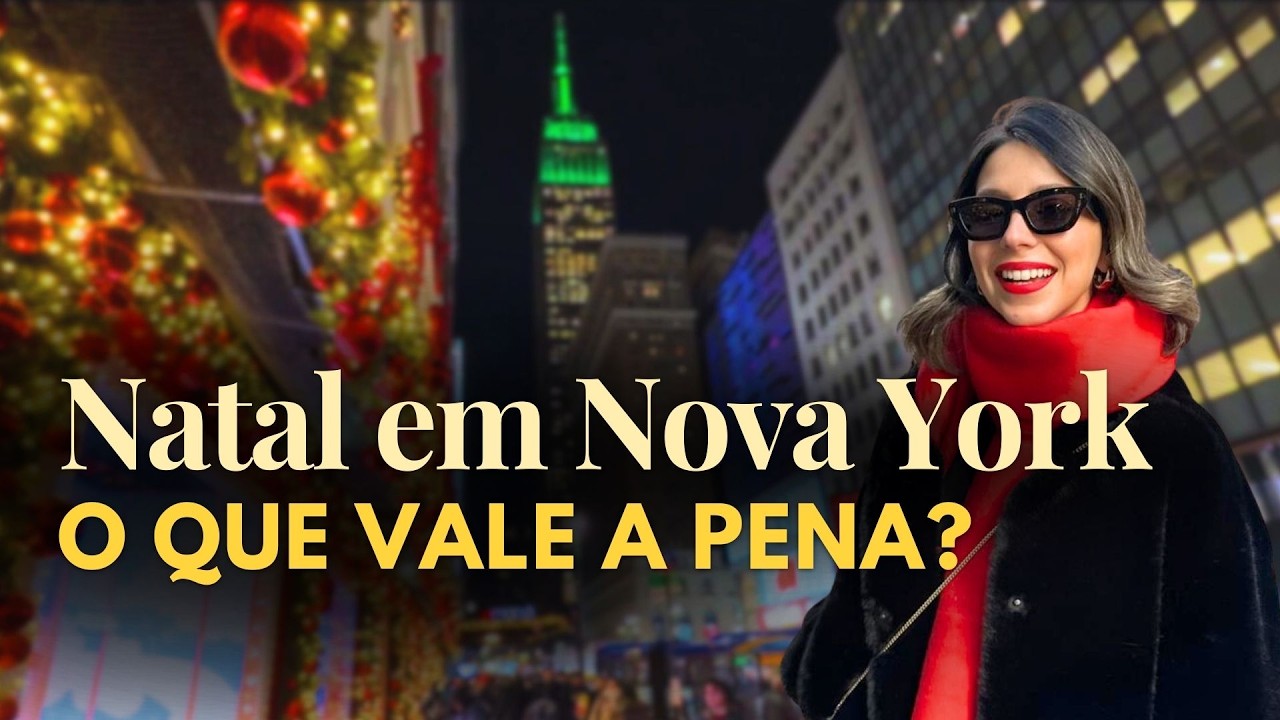 Natal em Nova York: Vale a Pena Visitar em Dezembro? 🎄 Bryant Park, Macy’s e Dicas Úteis! #vlogmas