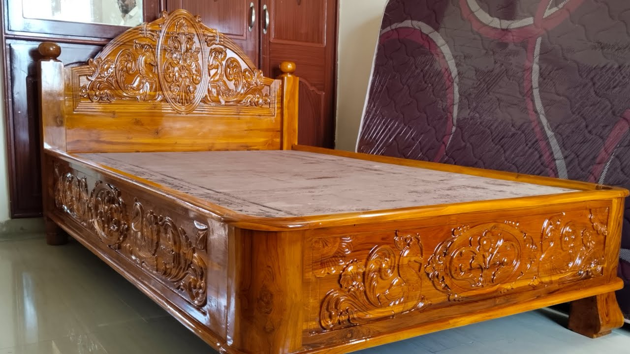 Full Teakwood cot 4x6 wholesale prices for retail customers call me 9052343333 SRS FURNITURE WORKS
