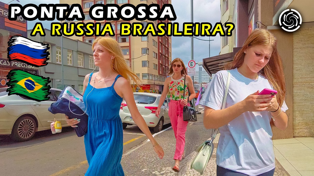 🇧🇷 Понта-Гросса, Парана, Бразилия — Бразильская Россия? — 2023 【 4K UHD 】