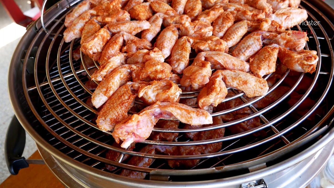 #108 grilovaná křídla ve stylu Buffalo II, v kotlovém grilu pomocí nástavby Tenneker