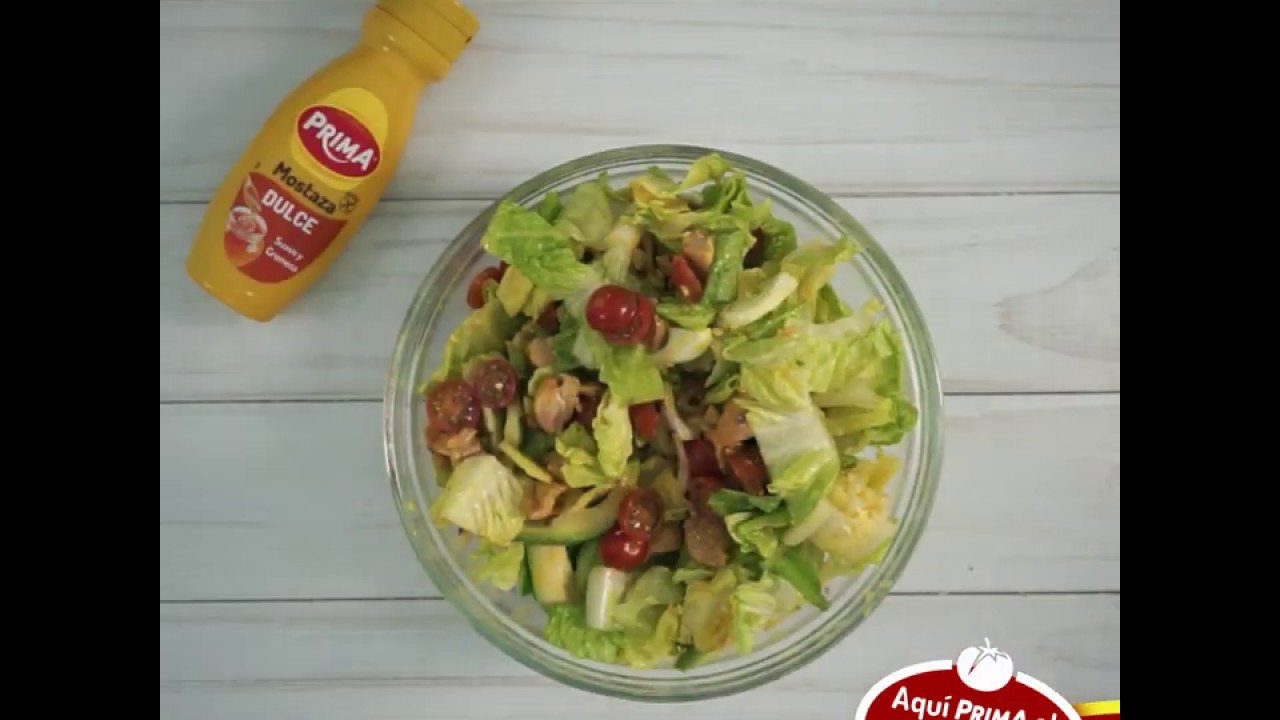 Ensalada de pollo con mostaza y miel PRIMA