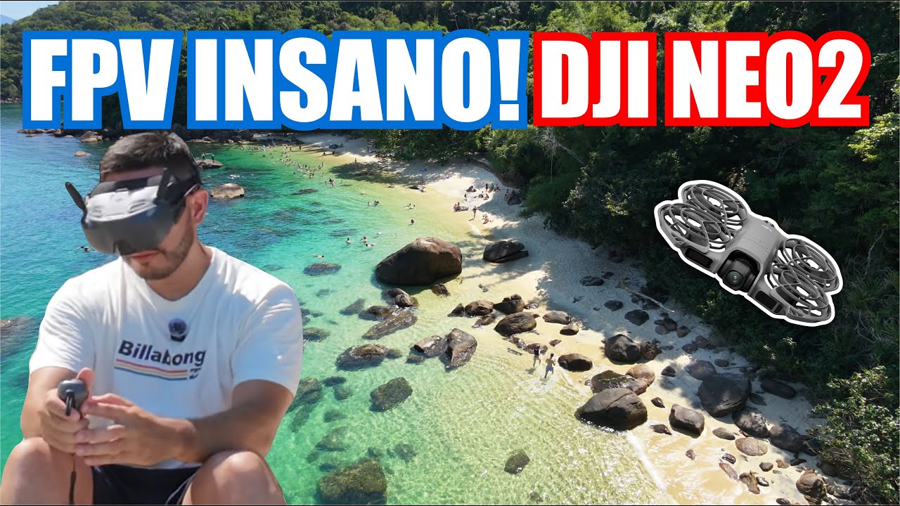 DJI NEO 2 FPV  Sobrevoando a Ilha das Couves e Revelando Paisagens Surreais 🌊🚁