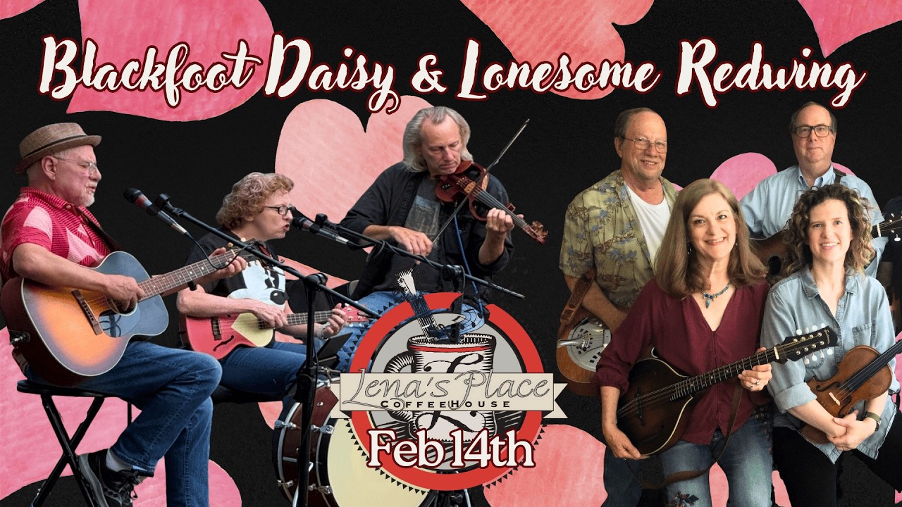 Lena's Place Coffeehouse, Feb 14th 2026 - Lonesome Redwing (1st set)