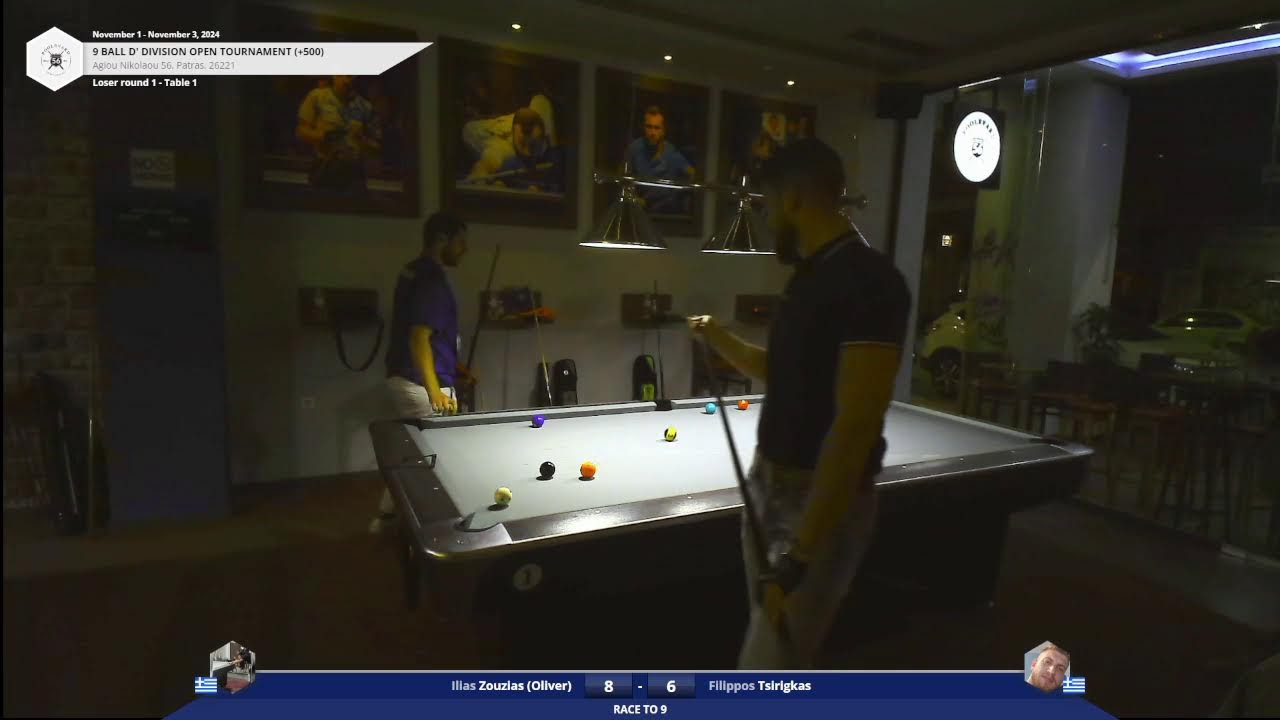 9Ball D' Division Open Tournament - DAY 1