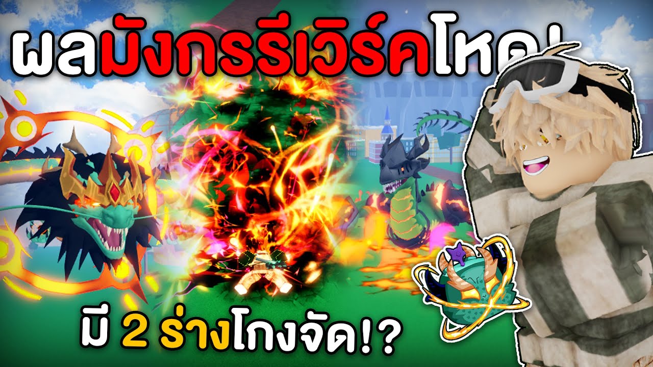 เล่นผลมังกรรีเวิร์ค สกิลกว้างโกงกว่าทุกผล! สแปมได้เกรียนมาก!?! (Blox Fruits)