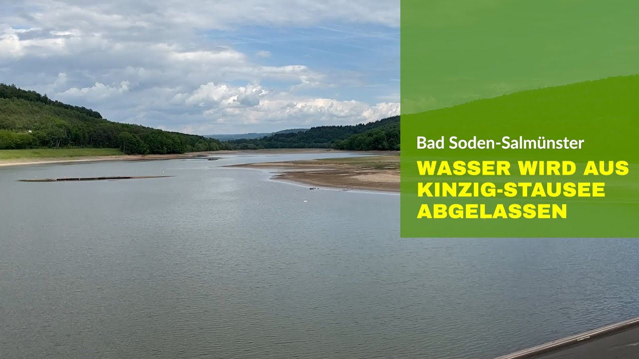 Wasser wird aus Kinzig-Stausee abgelassen