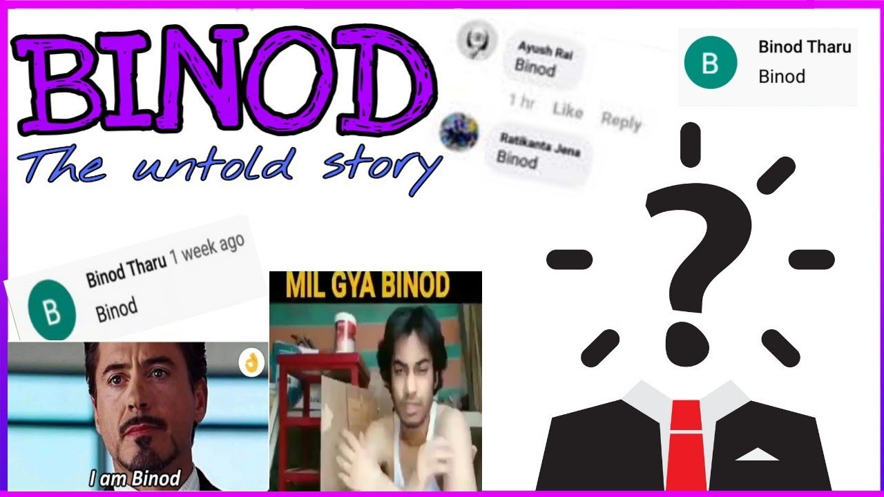 Who is binod ?  Why binod is trending ? || binod memes || binod full story | DIAMOND UPDATER
