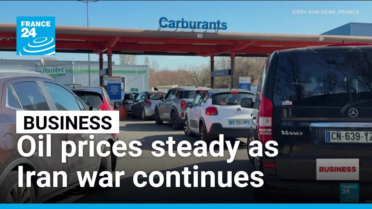Oil prices steady as Iran war continues • FRANCE 24 English