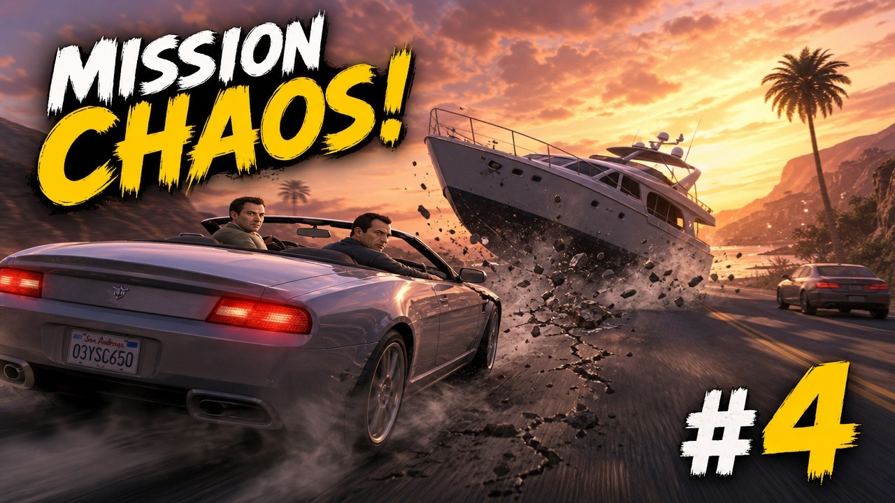 GTA V: Father and Son Mission - Full Gameplay (Hindi) #4