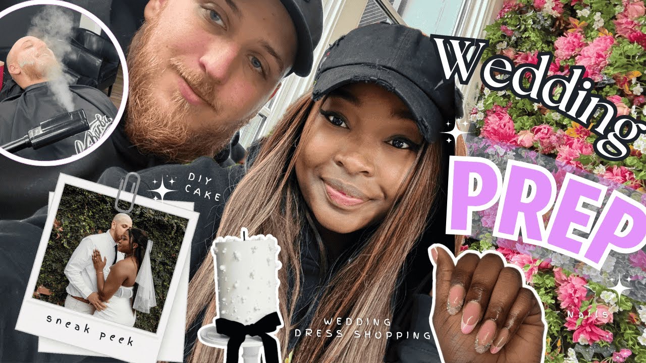WEDDING PREP VLOG!💍✨ | Wedding Planning | DIY Wedding Cake | Dress Shopping | Nails | Venue touring