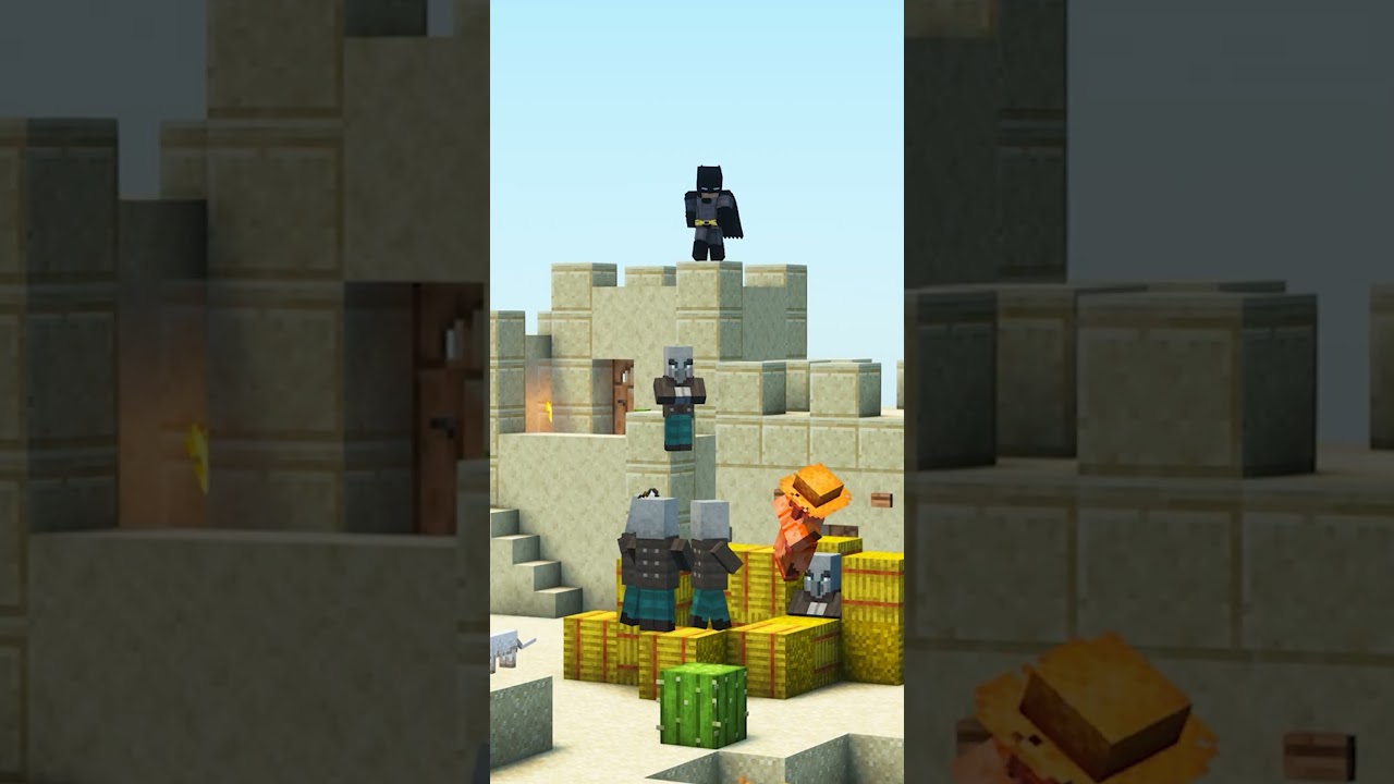 This Minecraft Mod Lets You Become BATMAN 1.20+ #minecraft #shorts