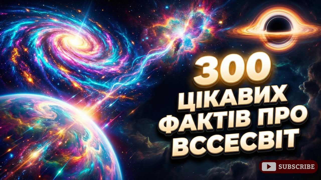 ЛЕКЦІЯ ДЛЯ СНУ | 300 фактів про космос, який має знати кожен