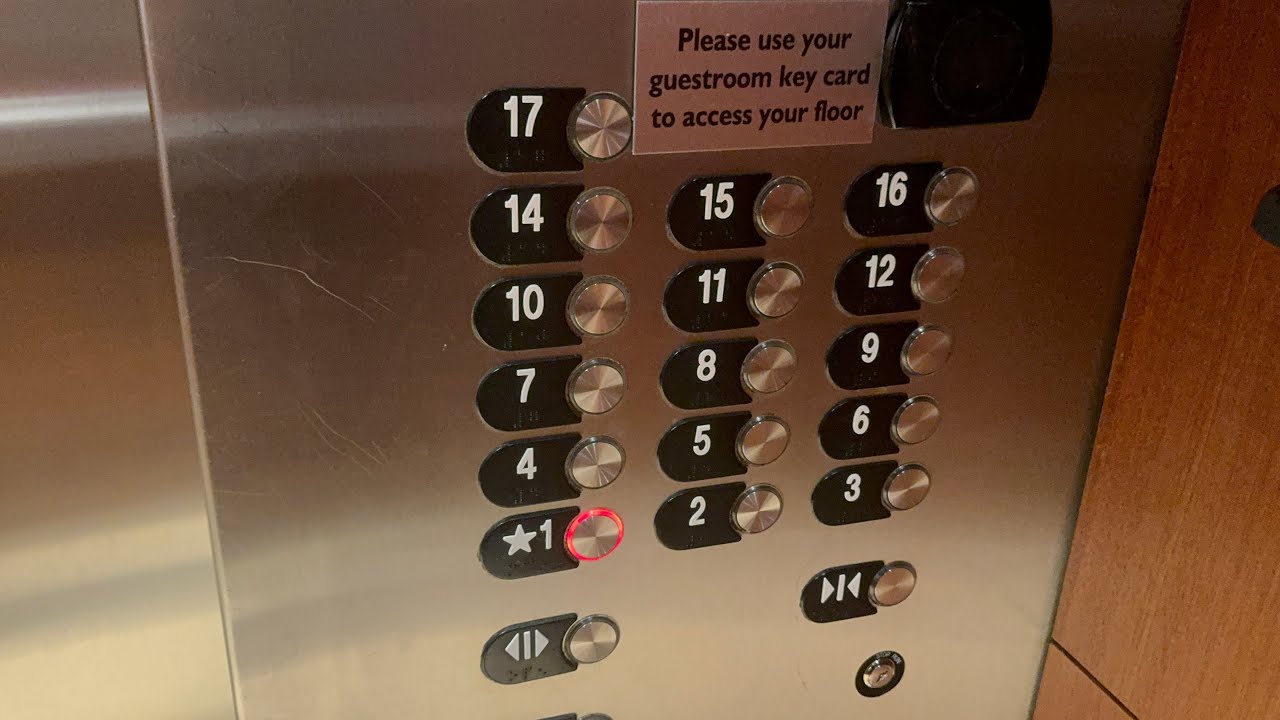 Otis Series 4 Traction Elevators at Marriott City Center, Raleigh NC