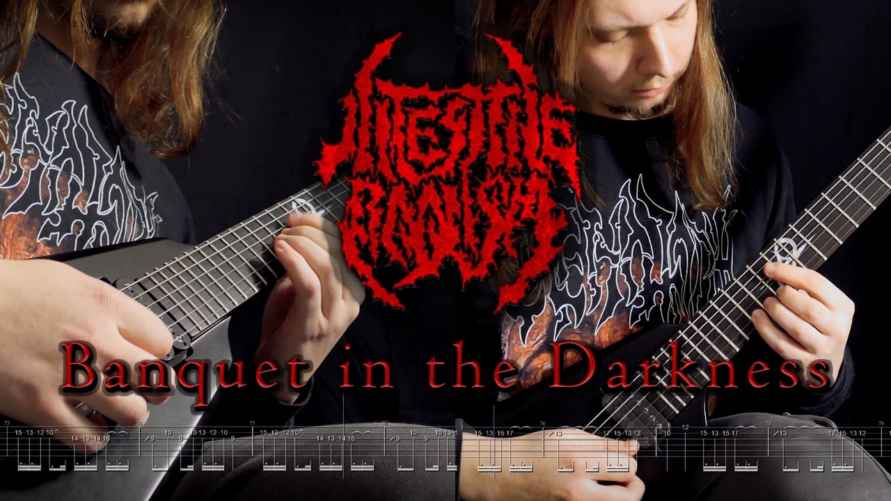 Intestine Baalism - Banquet in the Darkness | Full Guitar Cover w/ TAB