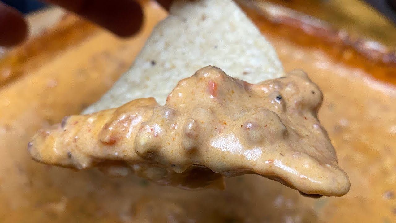 Smoked Queso on the Weber Kettle. #queso #quesodip #cheesedip #gameday #partyfood #weber