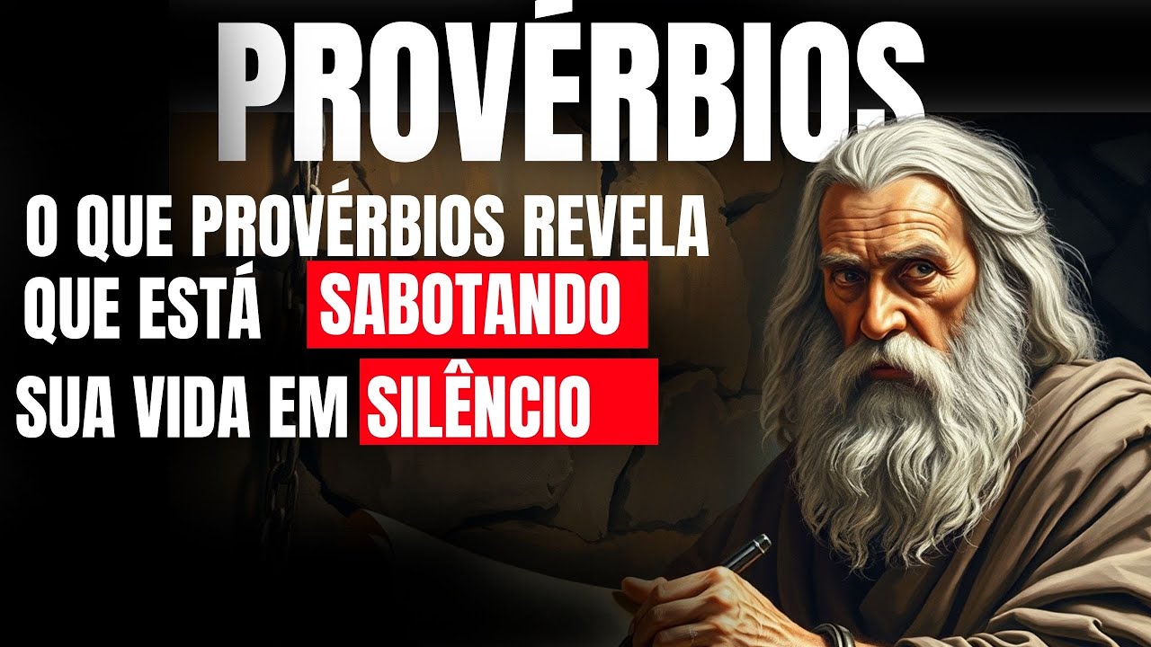O Que Provérbios Revela Que Está Sabotando Sua Vida em Silêncio,