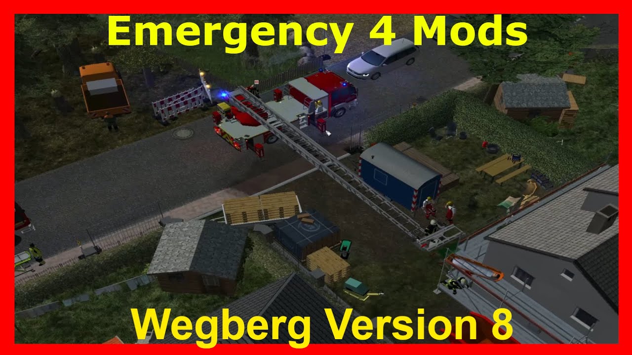 Wegberg 8 - Drehleiteraction | Let´s Play Emergency 4 Mods