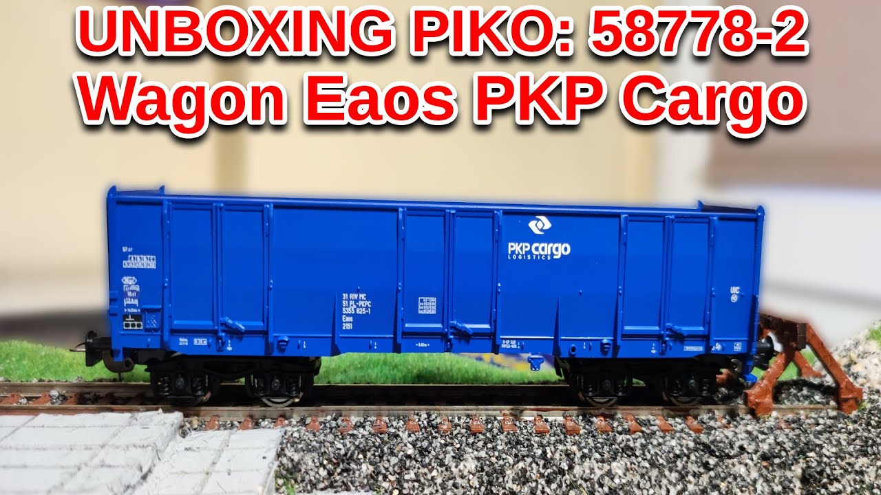 WIGILIJNY Unboxing PIKO 58778-2 Wagon Eaos PKP Cargo