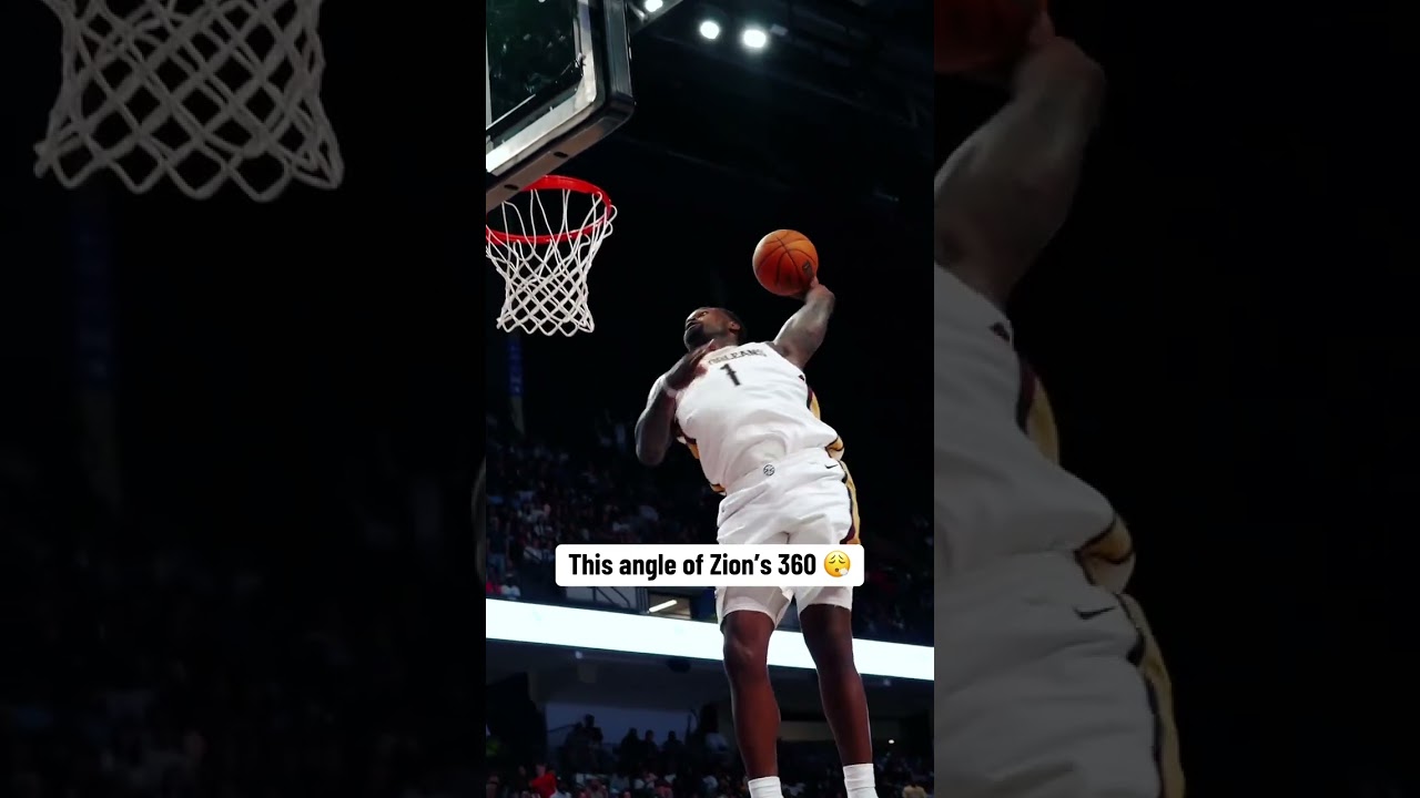 Zion showing off the bounce 🔥 (via pelicansnba/TT)