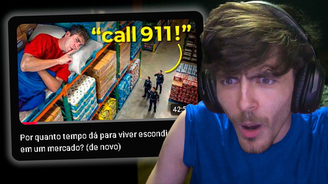 Ele viveu escondido dentro de um mercado e não foi preso?