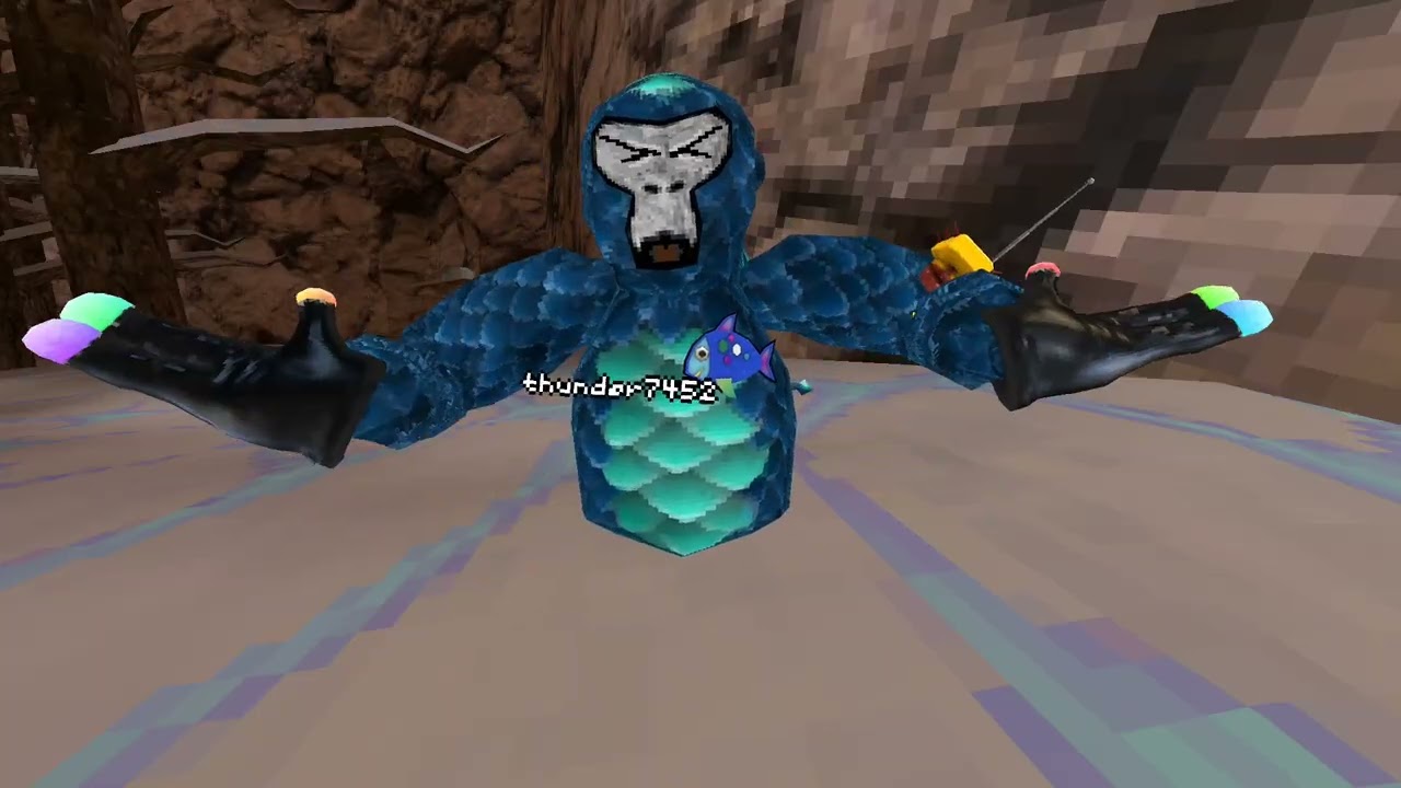 Thunder running but I can't touch the colour ....... ?!