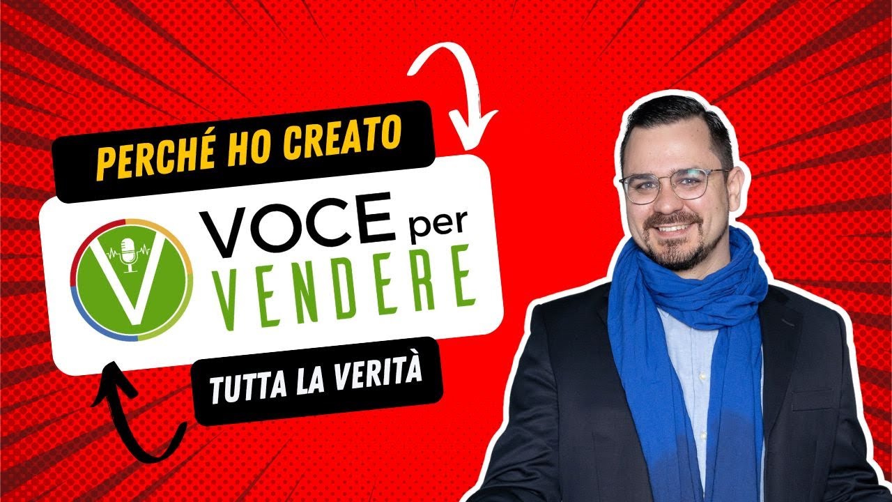 VOCE PER VENDERE: perché ho creato questo percorso