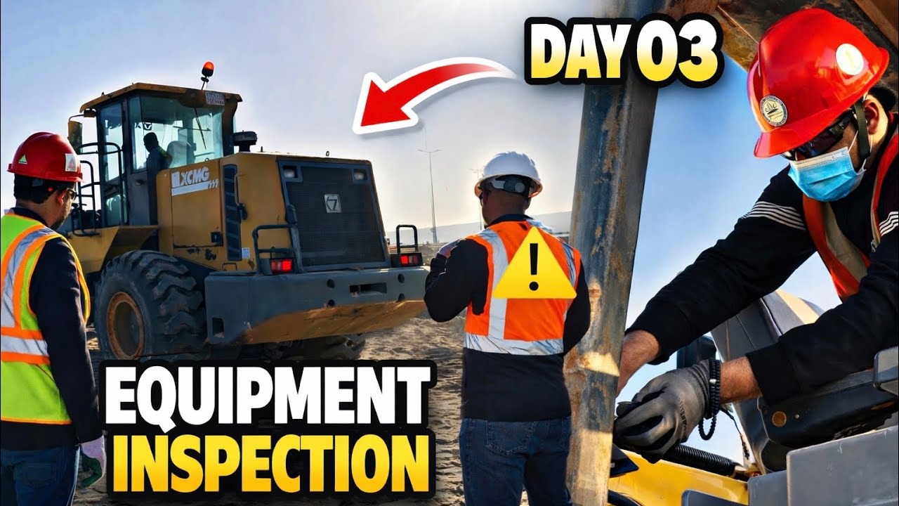Life of a Safety Officer in Saudi Arabia | Daily Routine & Heavy Equipment Safety Inspection