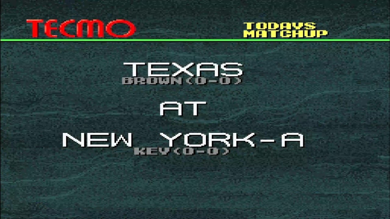 Texas at New York-A | April 4th, 1994 | 1994 MLB Season Sim | Tecmo Super Baseball (SNES)
