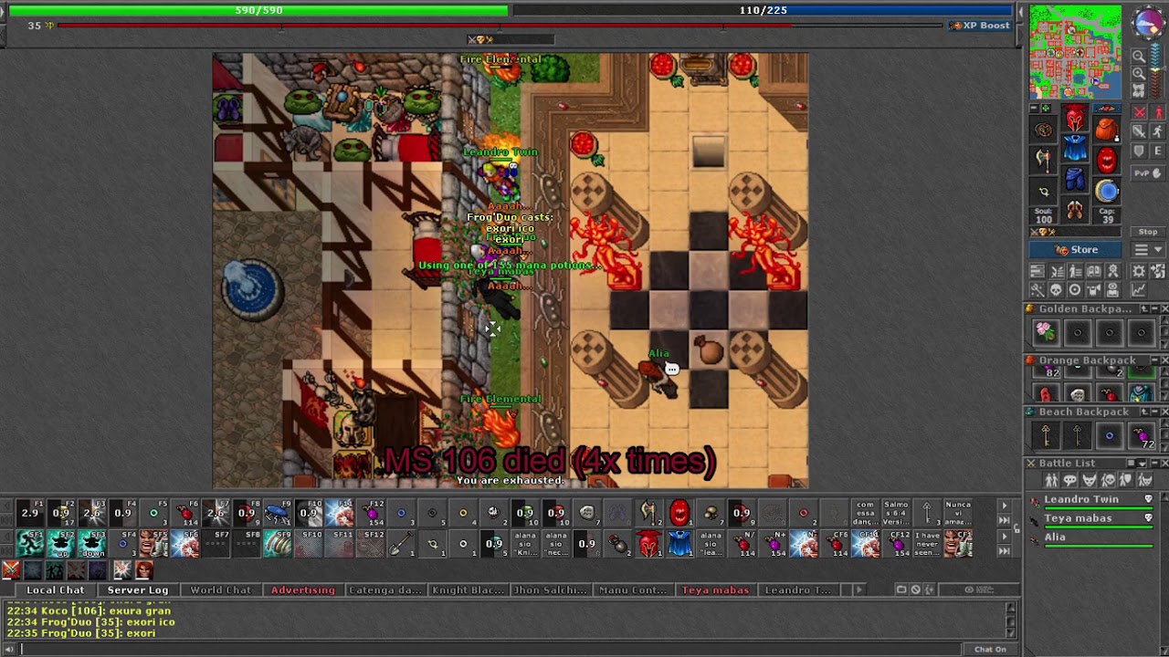 Frog'Duo - PK - Lobera - Tibia