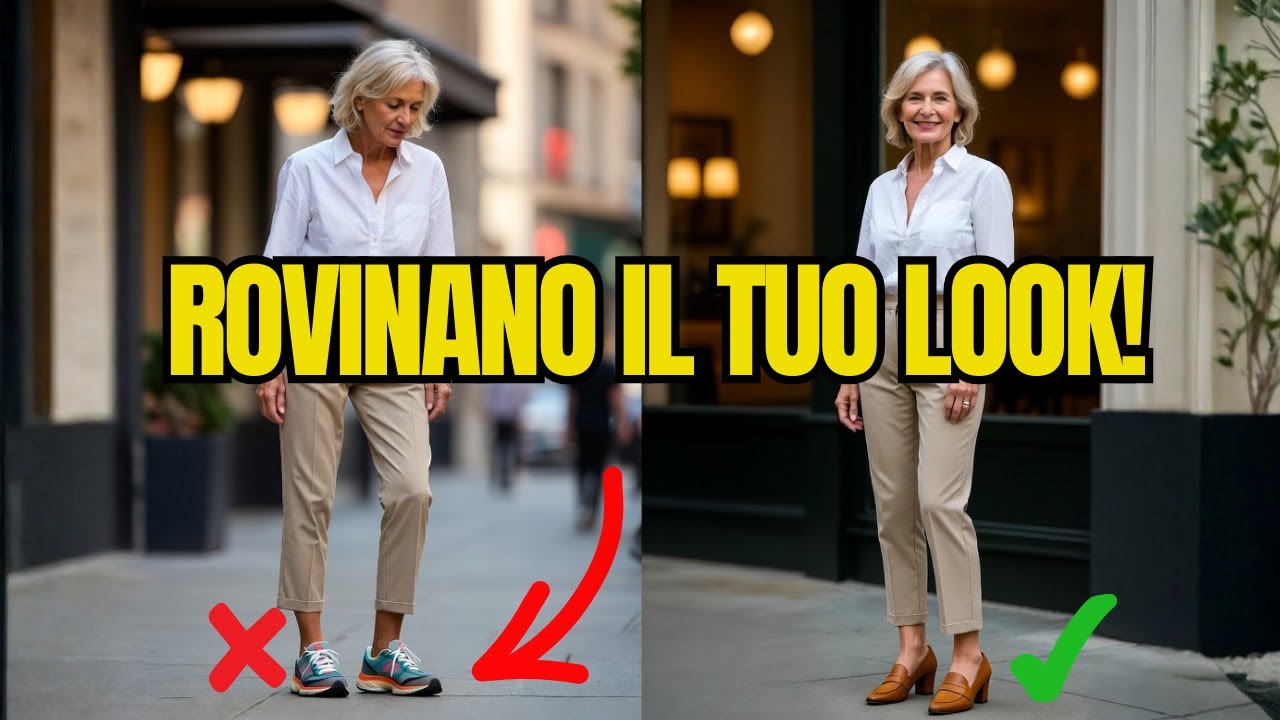 Smetti di usare queste Scarpe! I 7 modelli che rovinano il tuo stile dopo i 60 anni