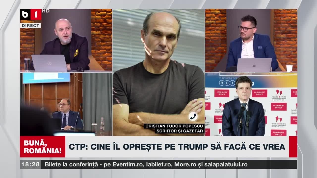 Cine e o canalie dementă &icirc;n opinia lui CTP? Știri B1TV_3 aprilie 2026