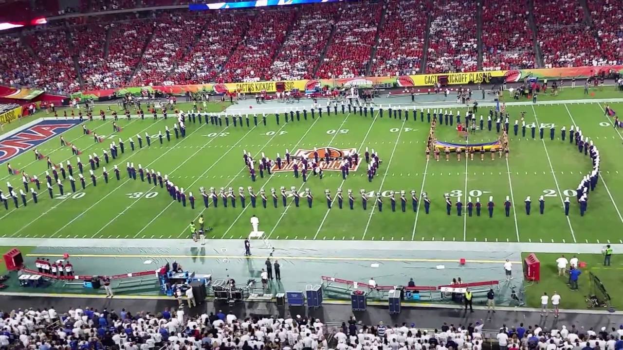 University of Arizona Marching Band at pregame September 4, 2016