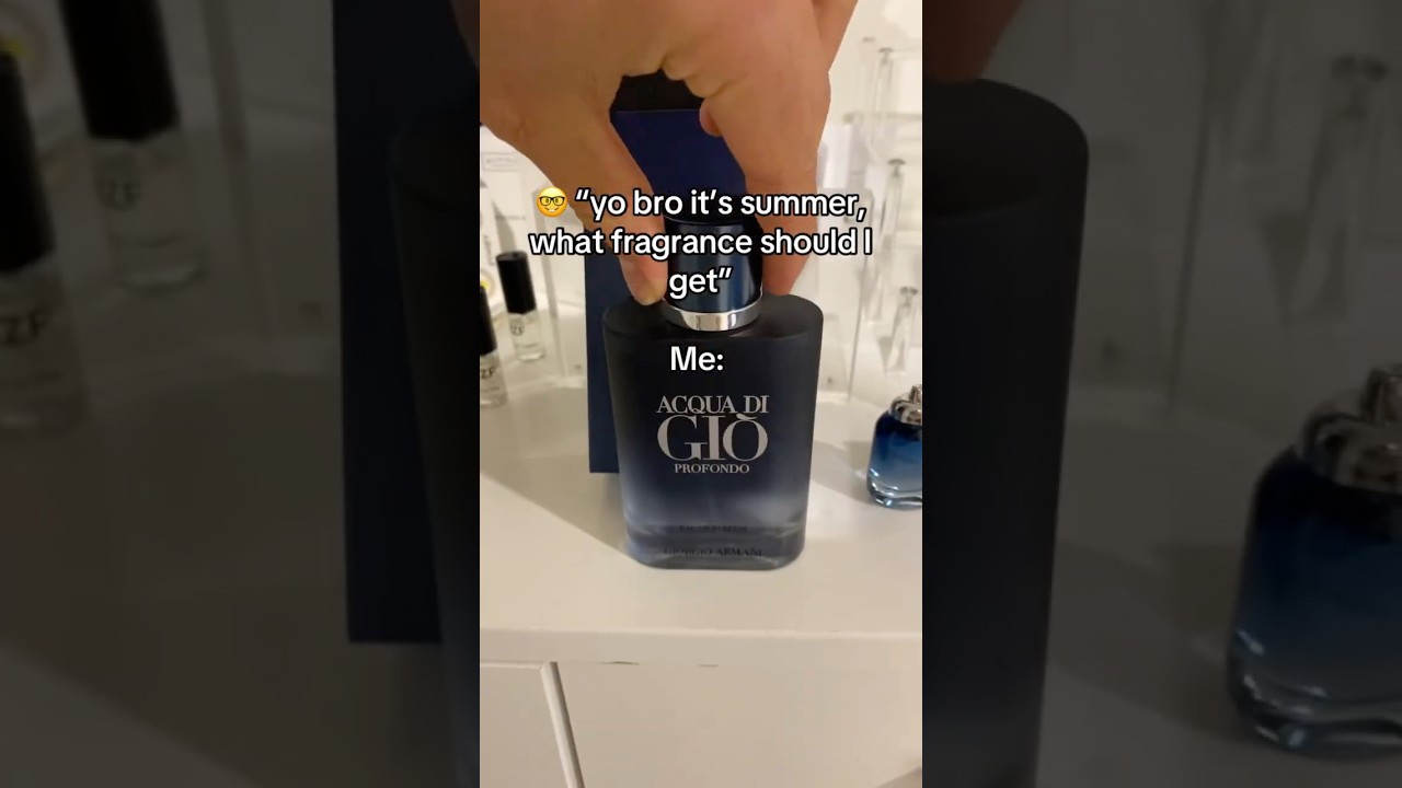 Acqua di Gio Profondo is goated #fragrance #cologne #parfum #perfume #summercologne #shorts