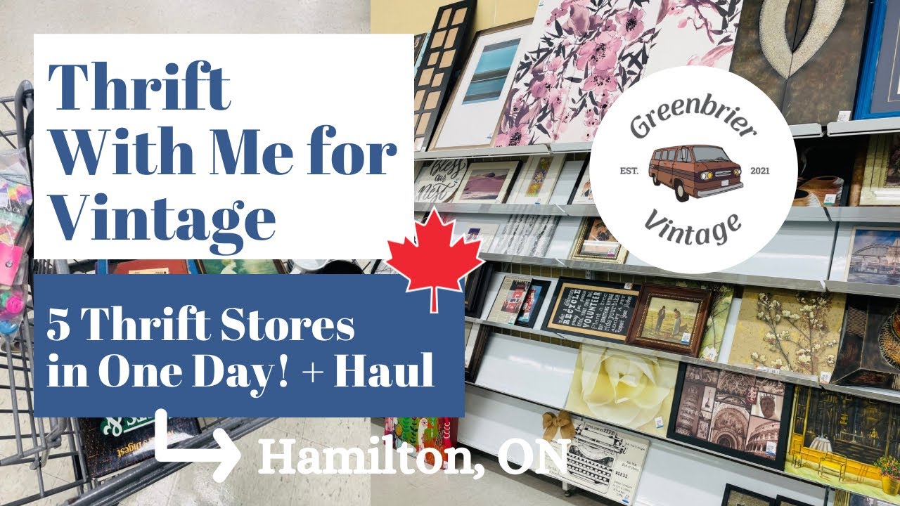 Thrift with Me + Thrift Haul | Value Village & More | Vintage Home Decor | Vintage Seller | Hamilton