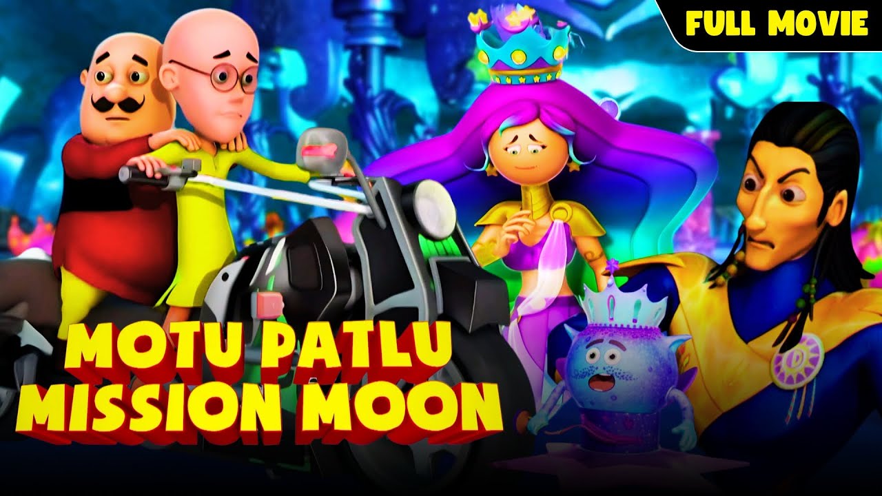 Moon এর বীর Motu Patlu | Motu patlu Mission Moon | Full Movie