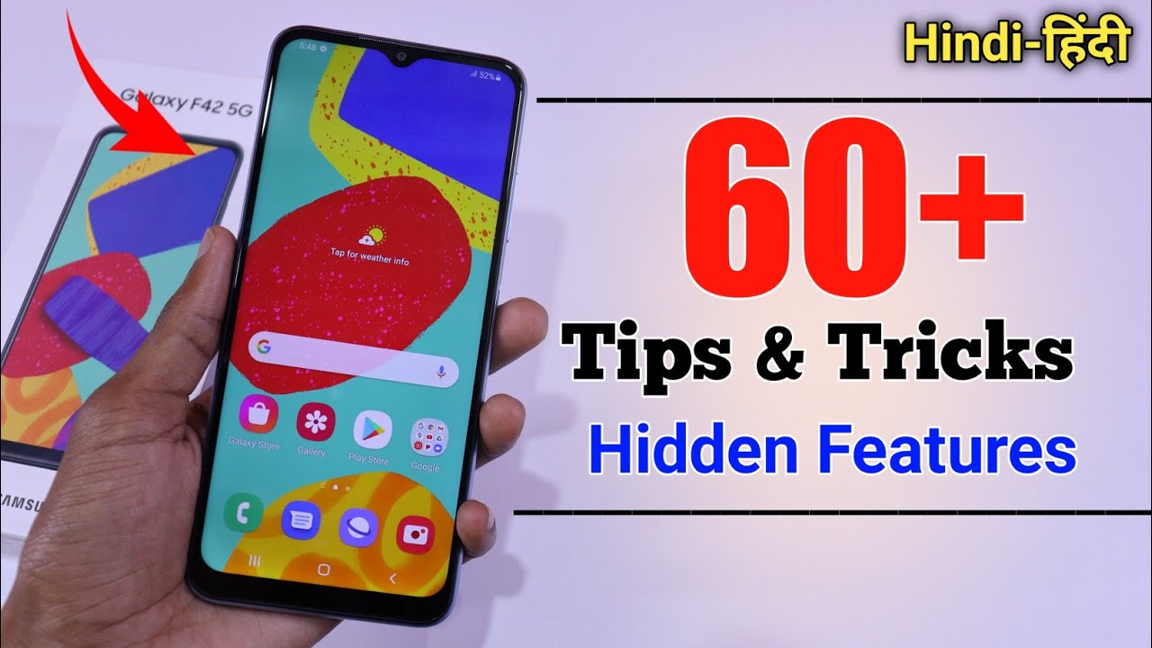 Samsung Galaxy F42 5G Tips And Tricks - Top 60++ Hidden Features | Hindi-हिंदी