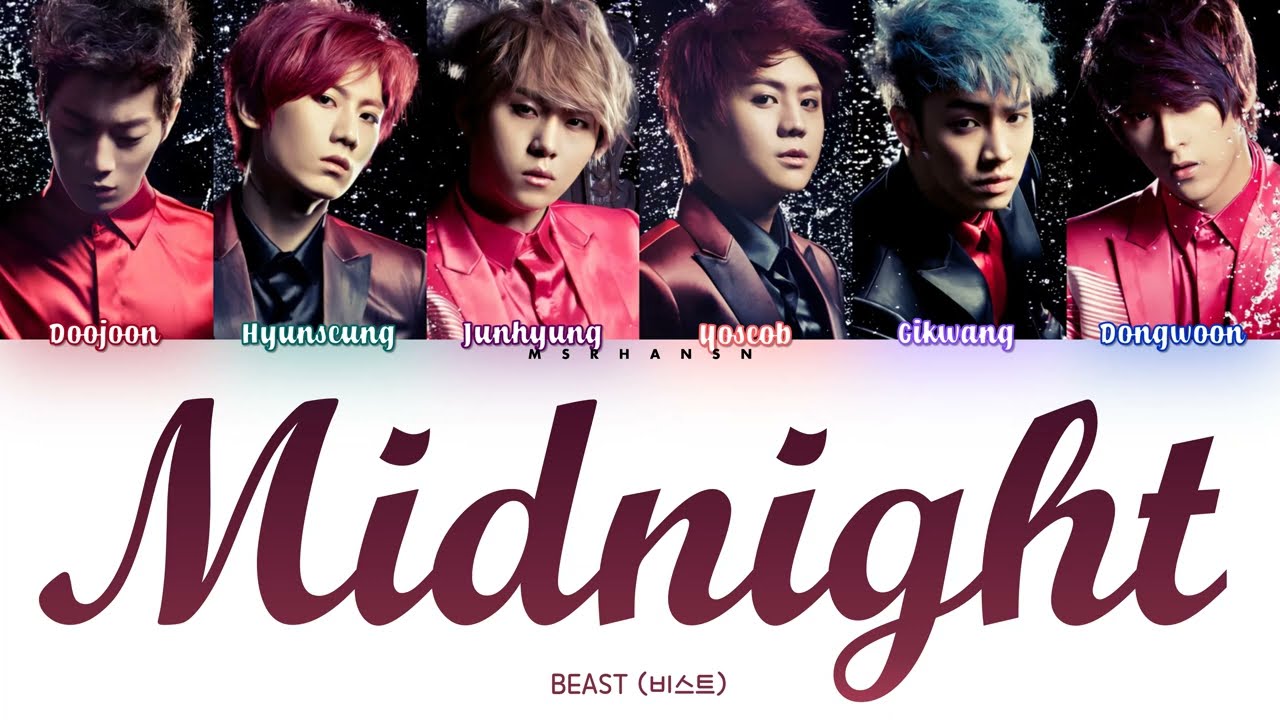BEAST (비스트) - Midnight (별 헤는 밤) [Han|Rom|Eng] Color Coded Lyrics 가사