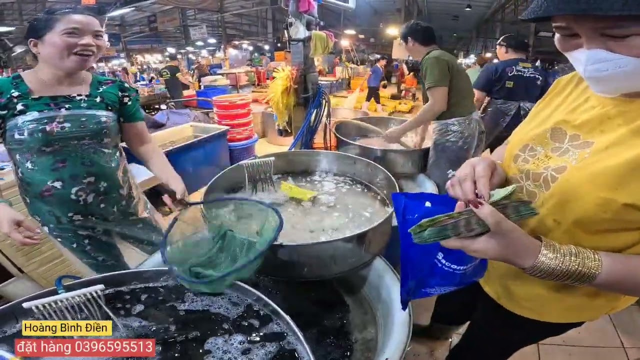 Chợ cá Bình Điền ngày mùng 7 tết. 23/2. Đồ đang có lại. 