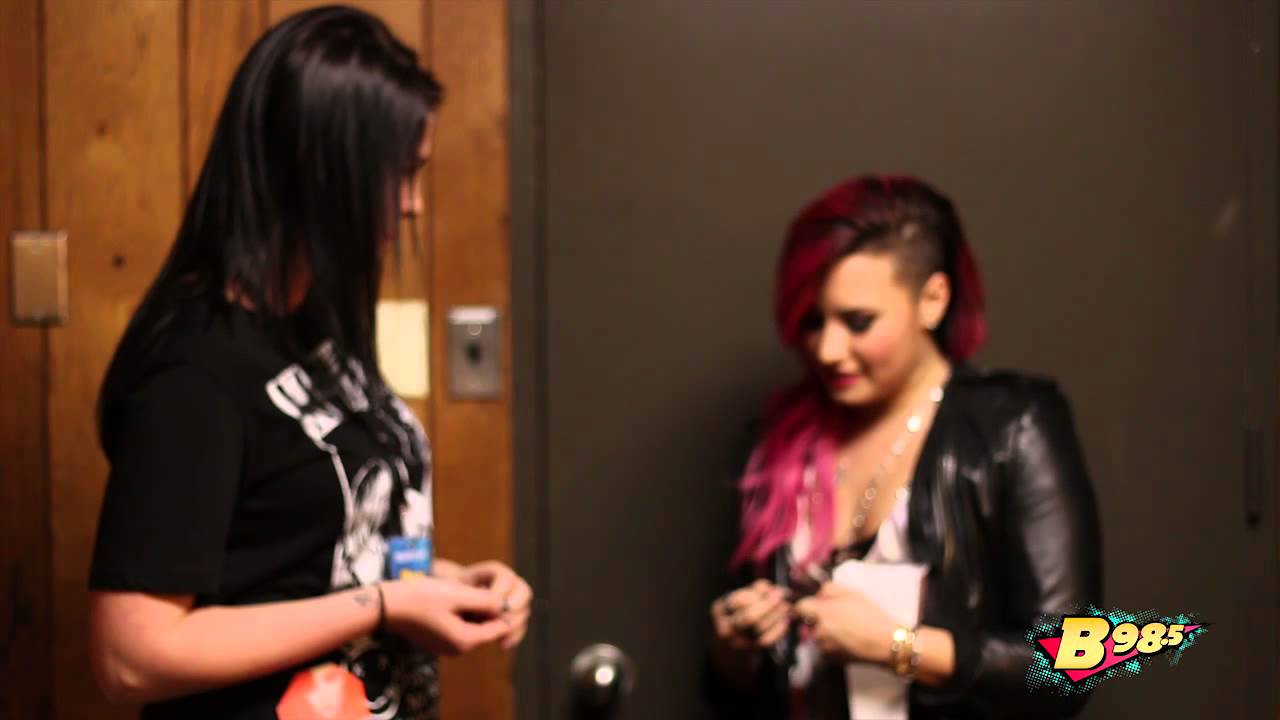 Ali with Demi Lovato