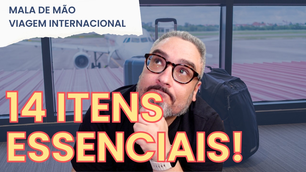 Não arrume sua mala de mão internacional antes de ver esses 14 itens essenciais!