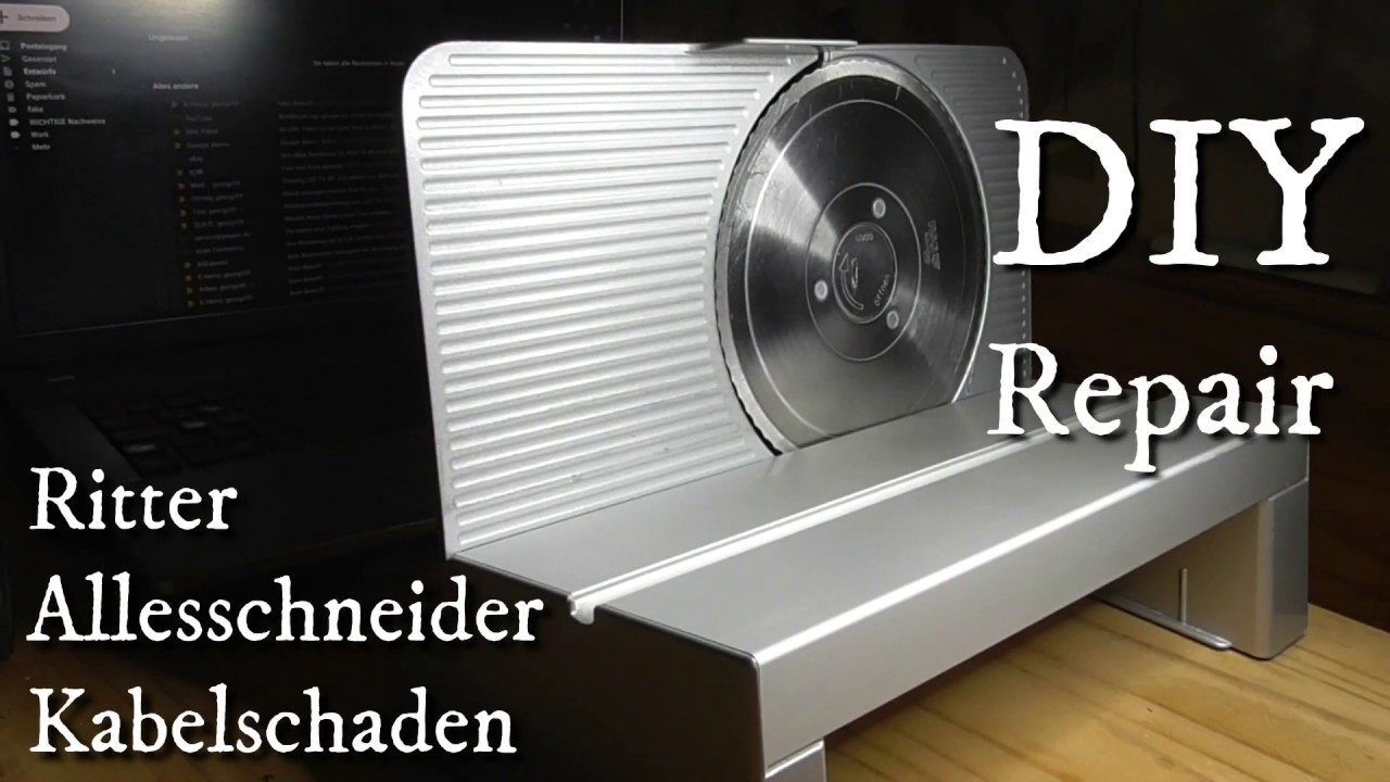 Ritter Allesschneider Kabelschaden DIY Repair