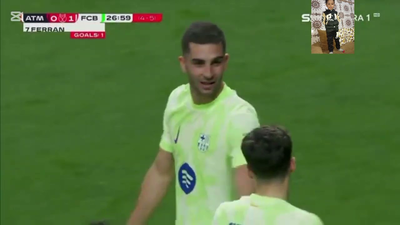 مخلص مباراة برشلونة & وأتلتيكومدريد 1-0