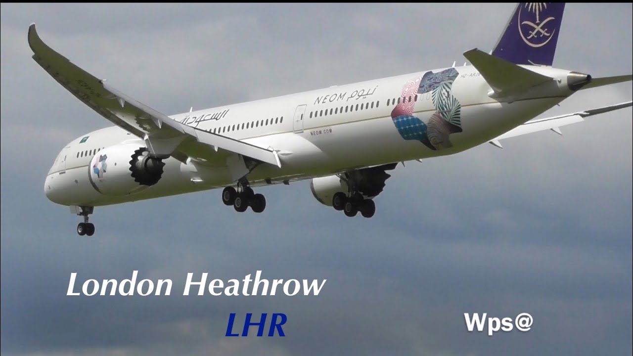 Windy Early Afternoon Arrivals RW27R, London Heathrow (LHR) Part 2