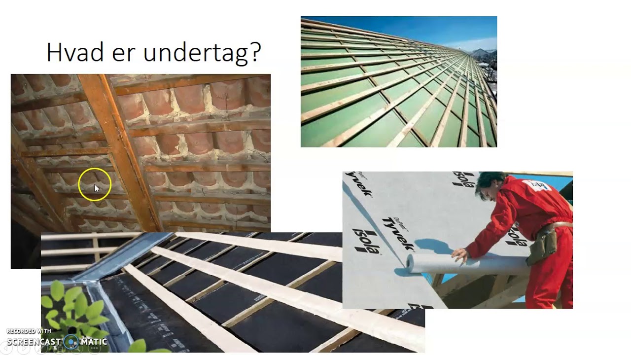 Tagbeklædning og undertag