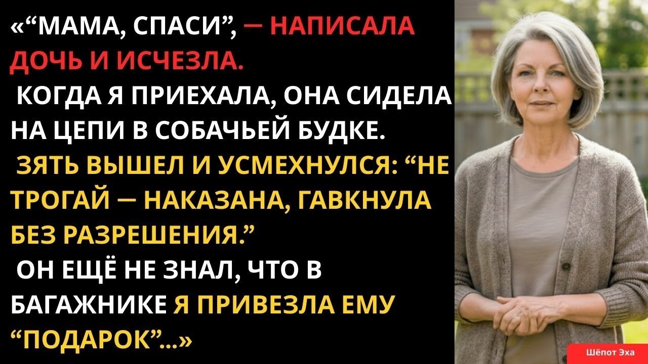 Последнее сообщение дочери: «Мама, спаси». Потом — тишина.