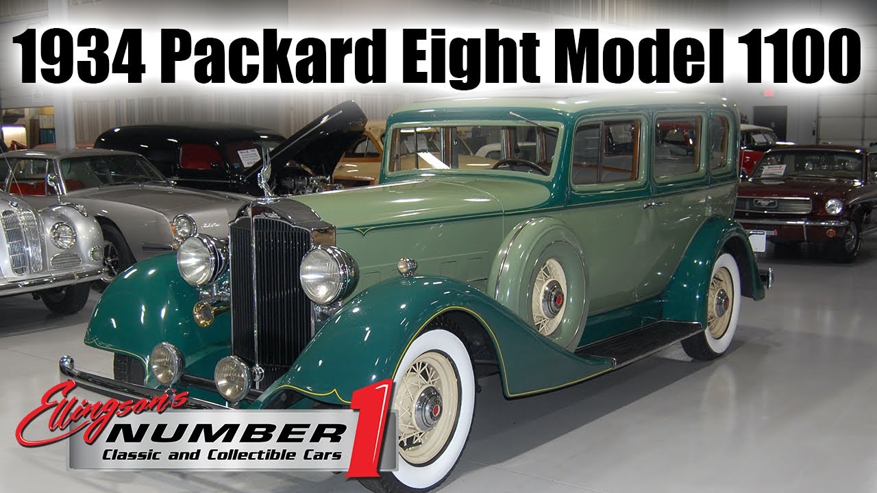 1934 Packard Eight Model 1100 Sedan at Ellingson Motorcars in Rogers, MN