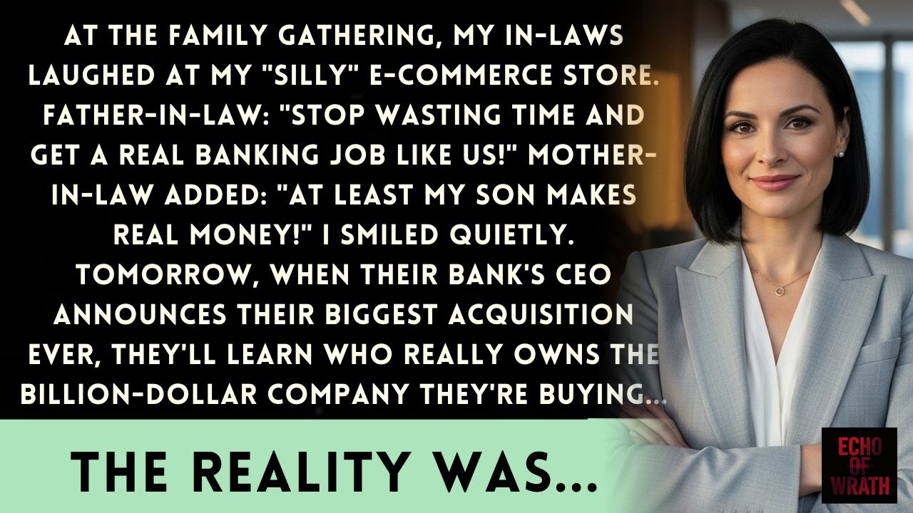 In-Laws Mocked My 'Small' Online Business, But Their Bank's CEO Changed Everything!