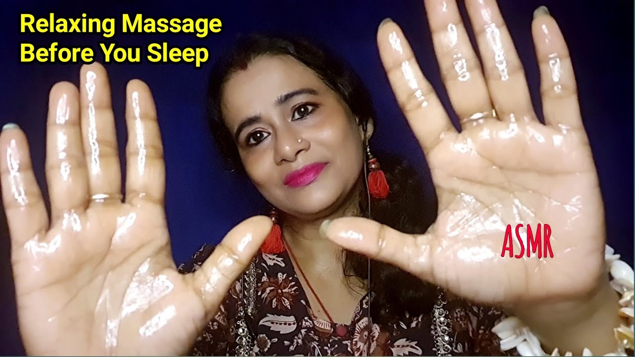 ASMR Massage Before You Sleep ( Scalp, Back, Shoulder, Neck, Hand)| Soft Touch Therapy| Dearly ASMR